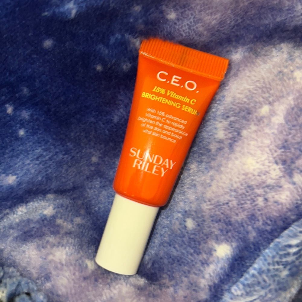 NEW Sunday Riley CEO 15% Vitamin C Brightening Serum - travel sized